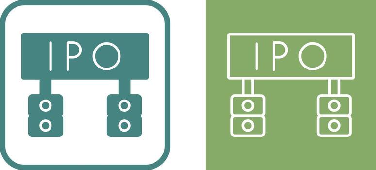 icono de vector de ipo