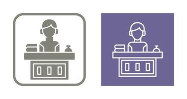 Office Reception Vector Icon