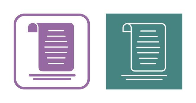 Document Vector Icon