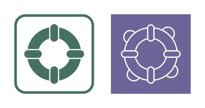 icono de vector de salvavidas