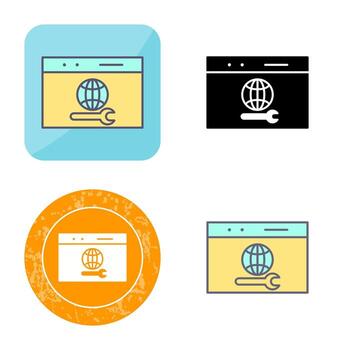 Unique Web Support Vector Icon