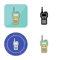 icono de vector de walki talkie