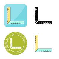 square Ruler Vector Icon