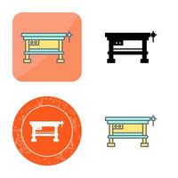 Work Bench Vector Icon