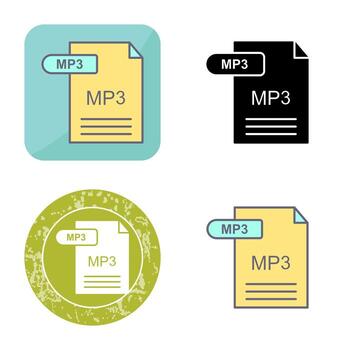 MP3 Vector Icon