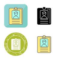 Id Card Vector Icon