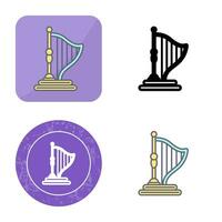 Harp Vector Icon