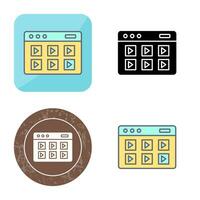 Online Course Vector Icon