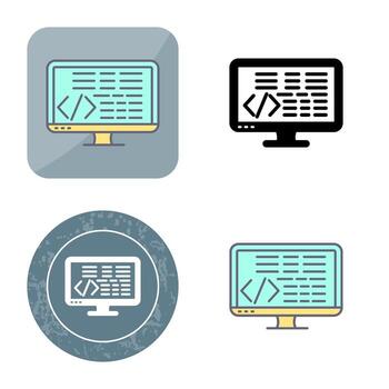 Coding Vector Icon
