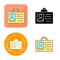 Id Card Vector Icon