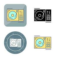 Turntable Vector Icon