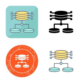 Structured Data Vector Icon