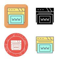 Www Vector Icon