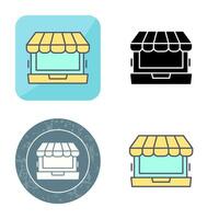 Online Shopping Vector Icon