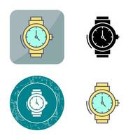 icono de vector de reloj de pulsera