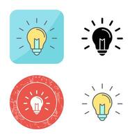 Light Bulb Vector Icon