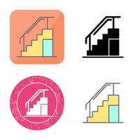 Stairs Vector Icon