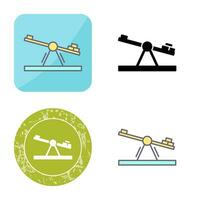 Seesaw Vector Icon