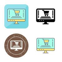 Online Shopping Vector Icon