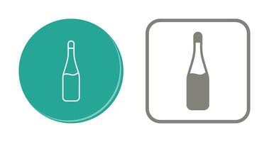 Champagne Bottle Vector Icon