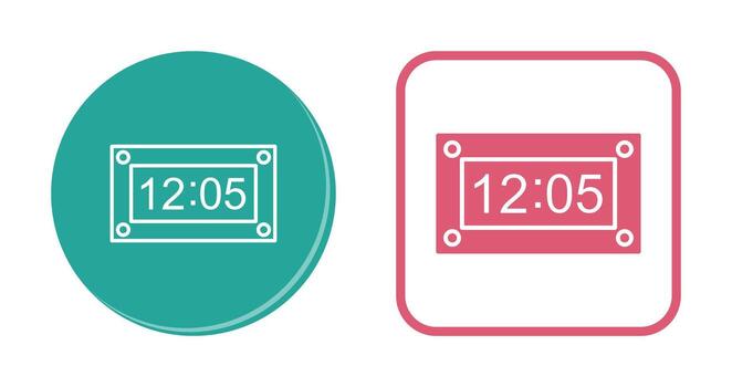 Unique Timer Vector Icon