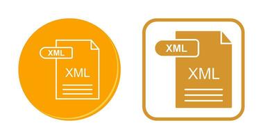 XML Vector Icon