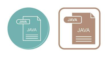 icono de vector de java