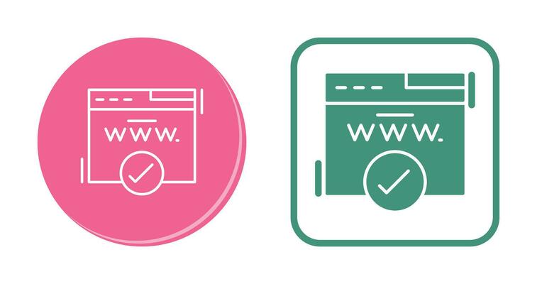 Domain Vector Icon