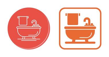 Bathtub Vector Icon