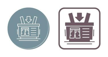 Shopping Basket Vector Icon