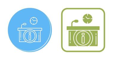 Information Desk Vector Icon