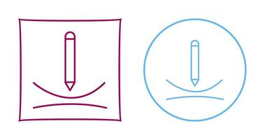 Draw Curve Vector Icon