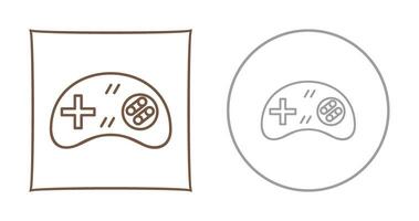 icono de vector de control de juego único