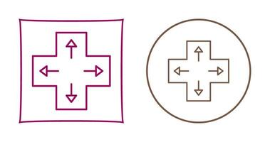 icono de vector de teclas de dirección únicas