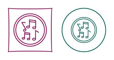 Musical Notes Vector Icon