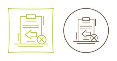 Return Failed Vector Icon