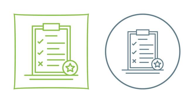 Task List Vector Icon