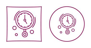 Wall Clock Vector Icon