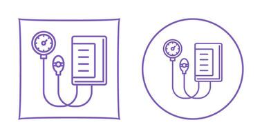 Blood Pressure Gauge Vector Icon