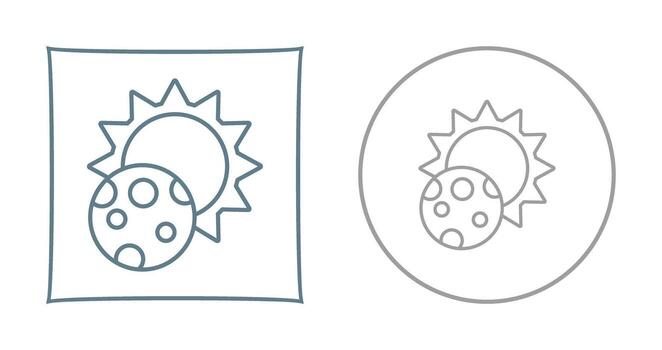 icono de vector de eclipse