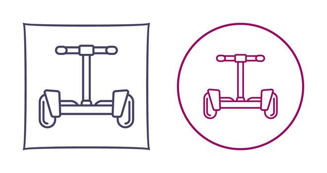 icono de vector de hoverboard