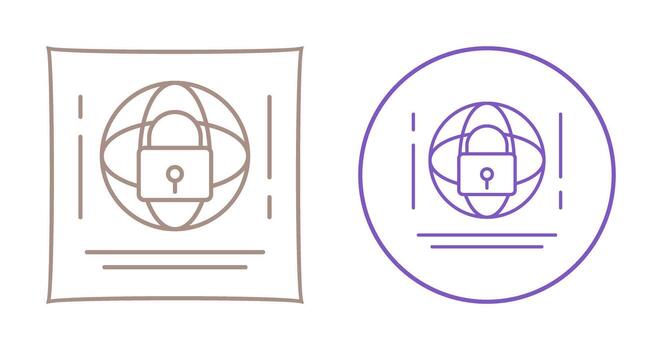 Internet Security Vector Icon