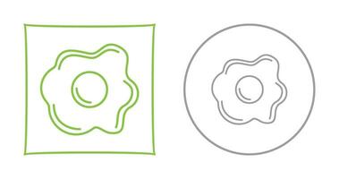Fried egg Vector Icon
