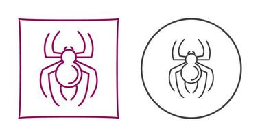 icono de vector de araña