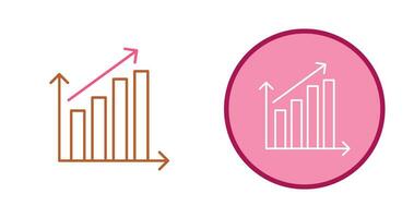 Rising Statistics Vector Icon