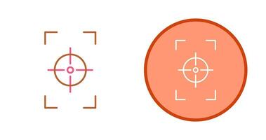 Unique Focus Vertical Vector Icon