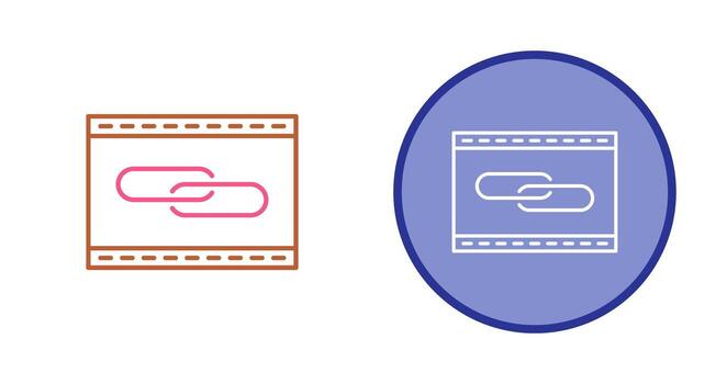 Unique Link Optimization Vector Icon