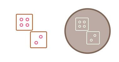 Unique Dice Vector Icon