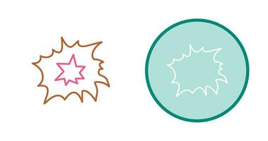 Unique Explosion Vector Icon