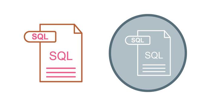 SQL Vector Icon